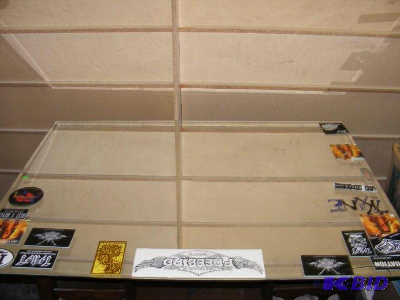 lot 32 image: Mirror, approx 3 x 4, several sti...