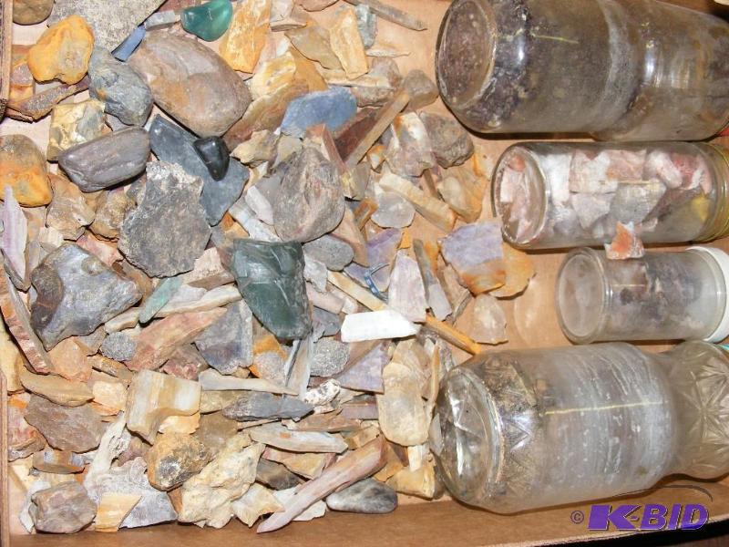 lot 46 image: Box of Misc&nbspRocks for Crafting...