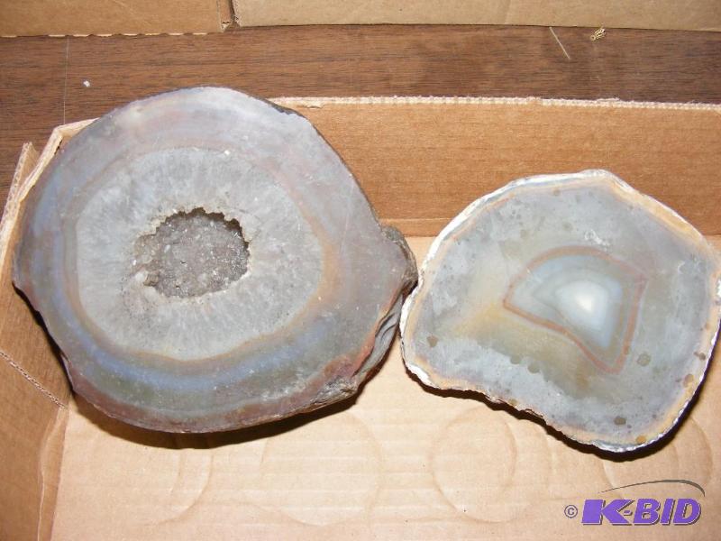 lot 48 image: Two 12 cut Agates&nbsp...