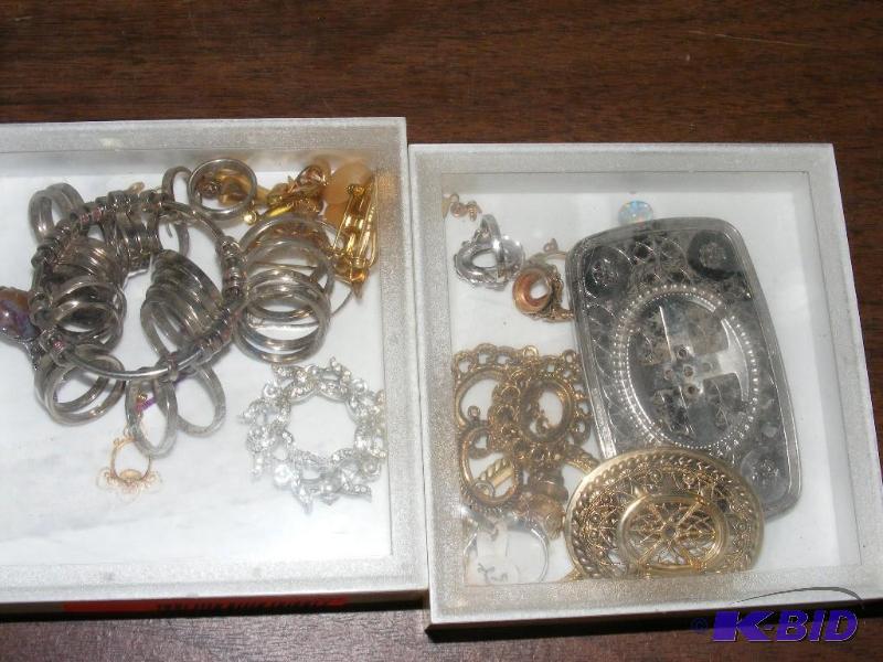 lot 56 image: Two smaller boxes of jewelry making...