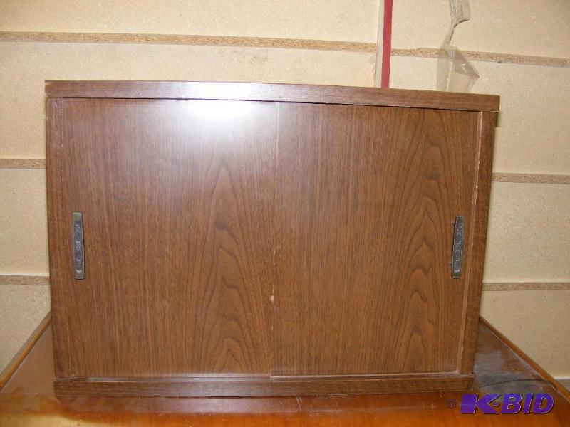 lot 70 image: Record Cabinet...