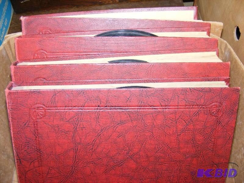 lot 74 image: Four (4) folders full of old record...