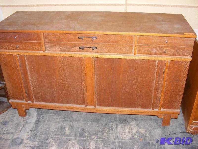 lot 9 image: Buffet or Credenza, two top drawers...