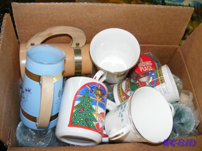 lot 92 image: Box of Coffee Cups and Mugs...