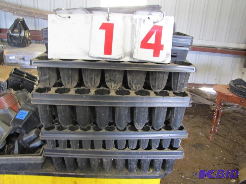 Huge lot of trays for starting seed...