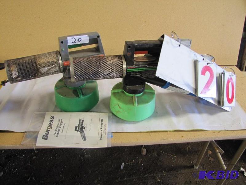 Lot of 2 propane insect sprayers. W...