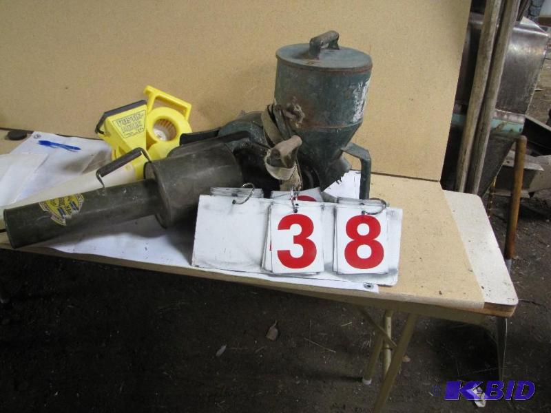 Lot of 3 hand held crop dusters.&nb...
