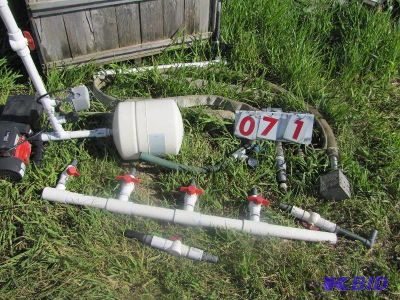 Lot of 2 inch hose and irrigation e...