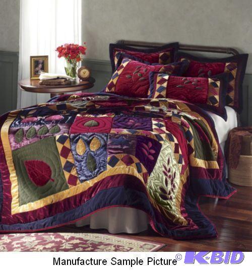 lot 110 image: Velvet Dreams Quilt - FullQueen 86...