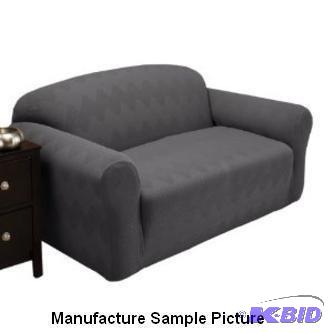 lot 117 image: Stretch Sensations Slipcover - GRAY...