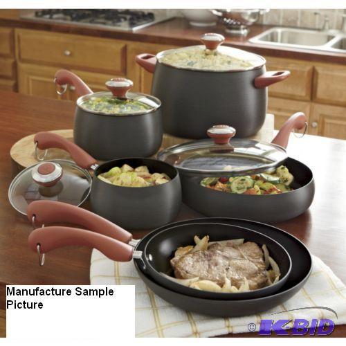 lot 152 image: Paula Deen 10 Piece Cookware Set -&...