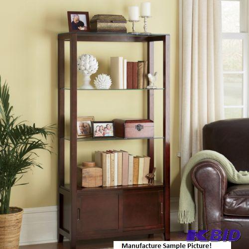 lot 154 image: Glass Accent Bookshelf - Our Glass ...