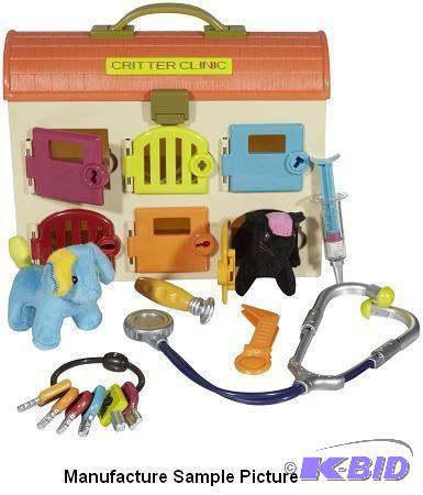 lot 160 image: Critter Clinic Vet Set - Carrying c...