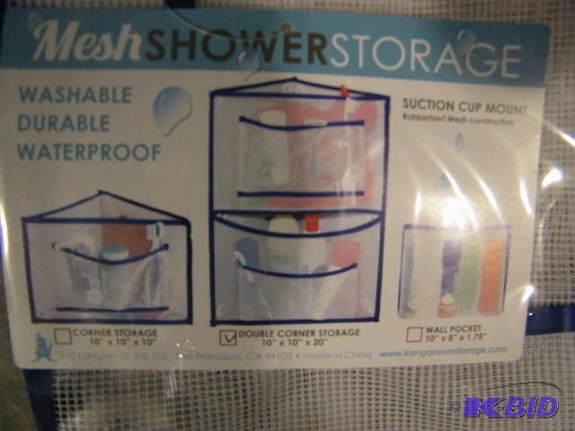 lot 163 image: Mesh Shower Double Storage - Large ...