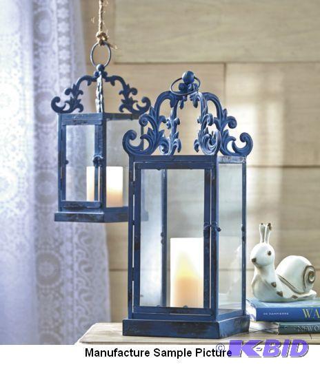 lot 55 image: Set of 2 Filigree Lanterns -&nbspF...