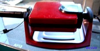 lot 66 image: Ginnys Red Flip Belgian Waffle Make...