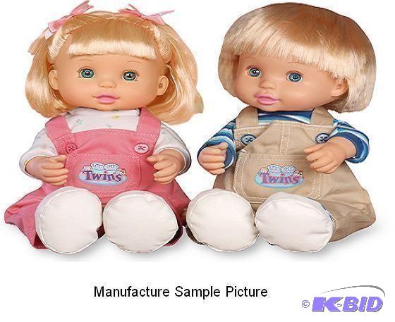 lot 75 image: Pair of Dolls - Too Cute Twins - Fo...