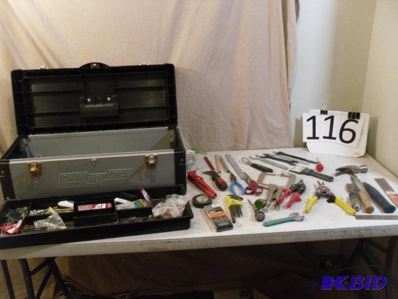 lot 116 image: ChannelLock Tool Box with Removable...