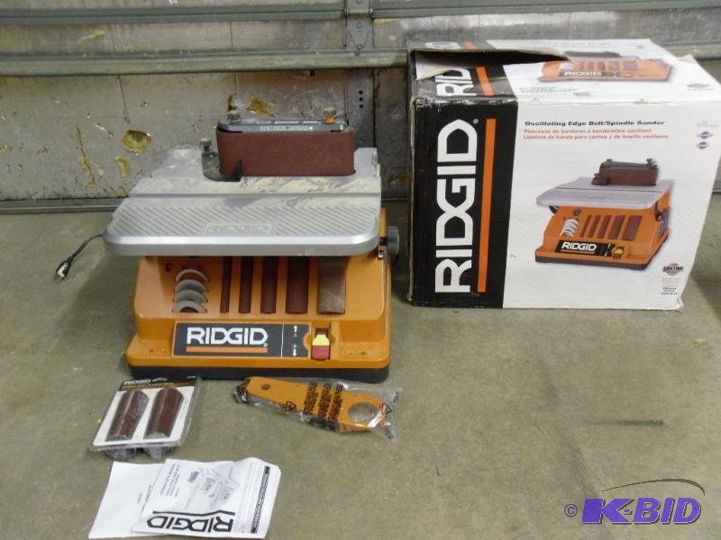 lot 14 image: Ridgid&nbspOscillating Edge Belt &...