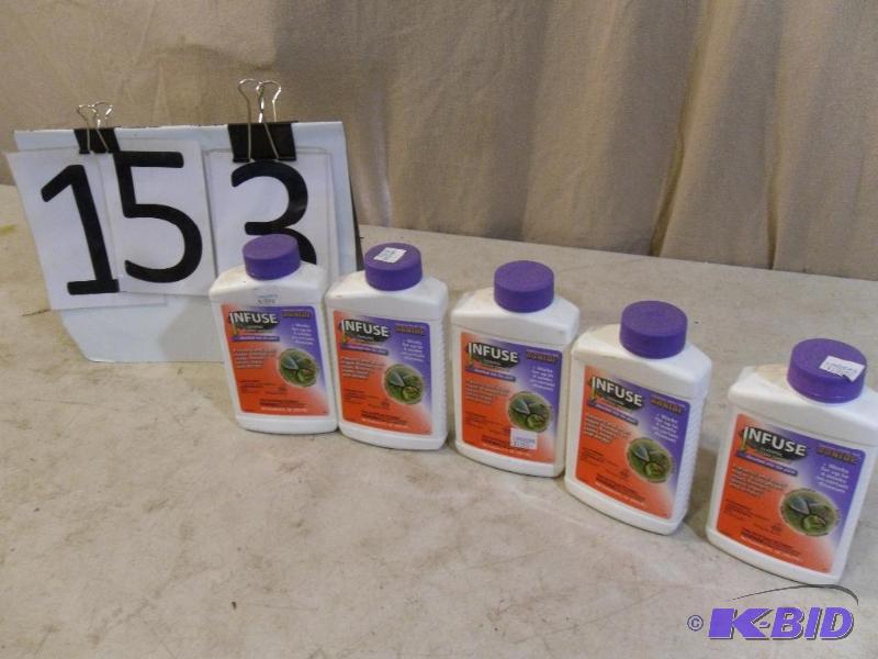 lot 153 image: 5 New 8 fl oz Bottles of Bonide Inf...