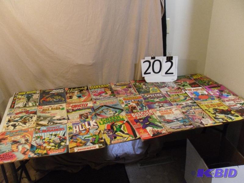 lot 202 image: Lot of Old Comic Books. Underdog, B...