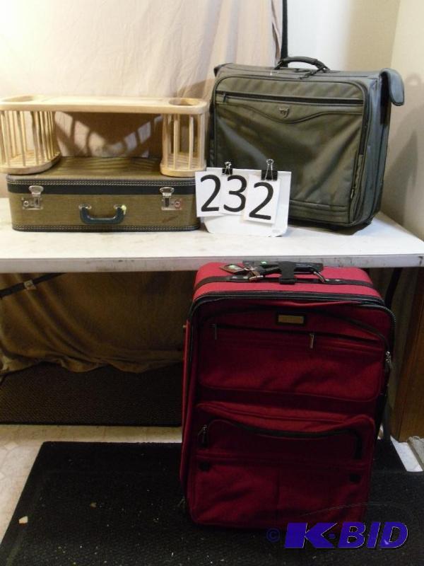 lot 232 image: Lot of Assorted Luggage. Kenneth Co...