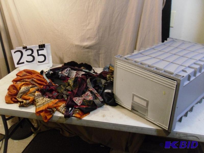 lot 235 image: Plastic File Drawer with Ties, Bow ...