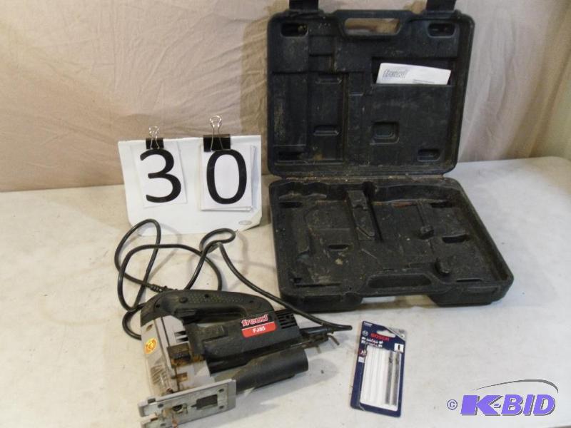 lot 30 image: Freud FJ85 Jigsaw with Case, Manual...