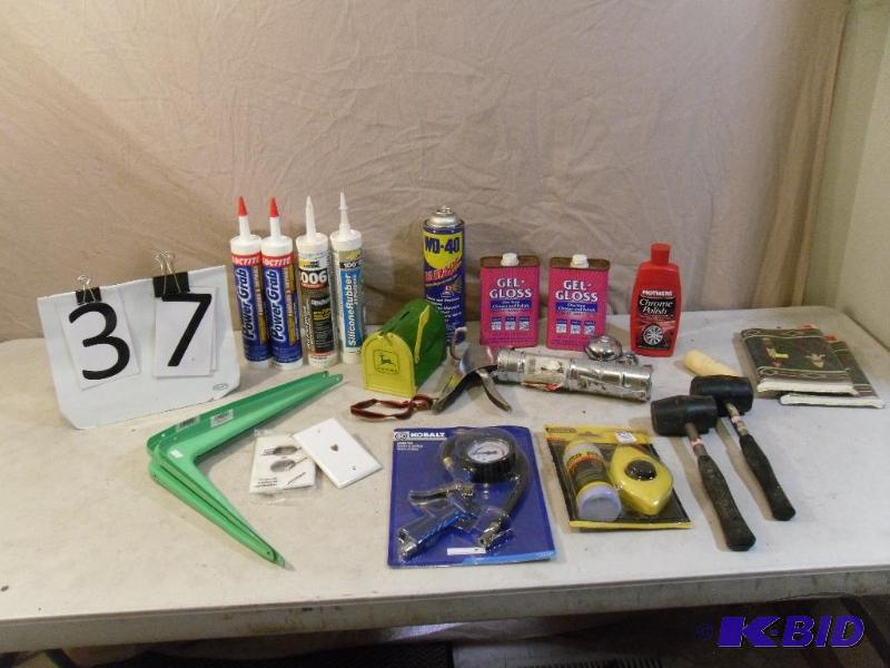 lot 37 image: Lot of Assorted Tools and Shop. New...
