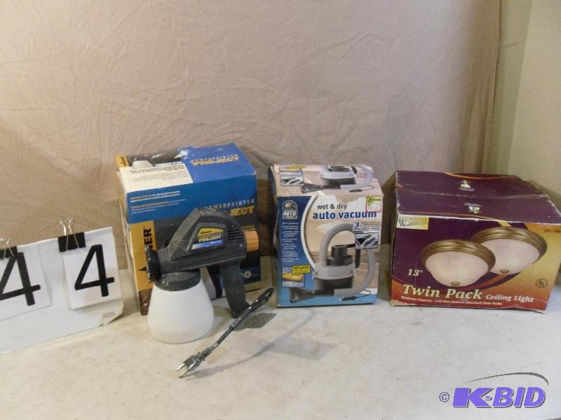 lot 44 image: One New 13" Ceiling Light, New...