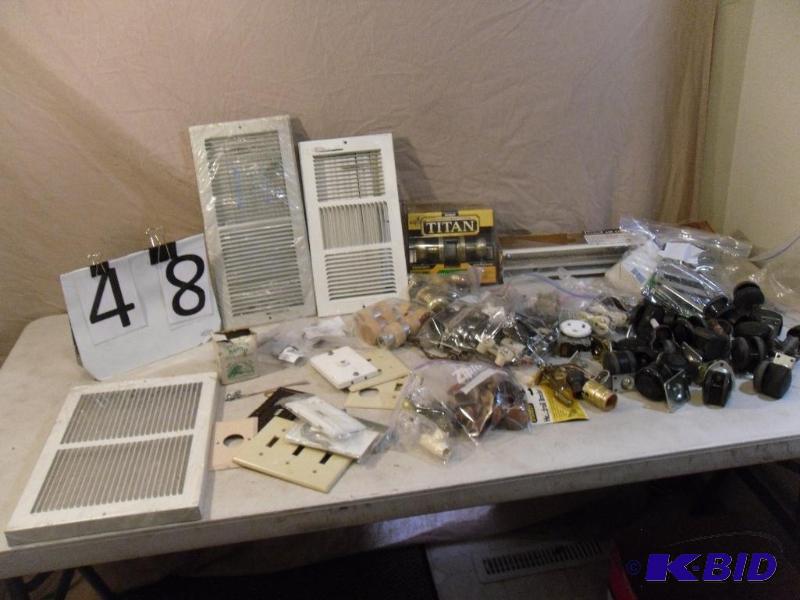 lot 48 image: Staple Gun, Staples, Casters, Door ...