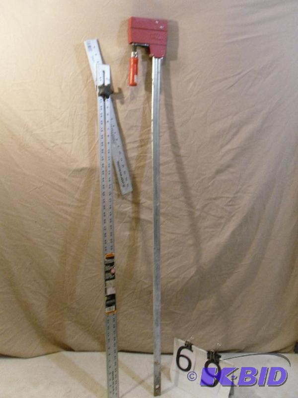 lot 69 image: 48" Aluminum Adjustable Square...