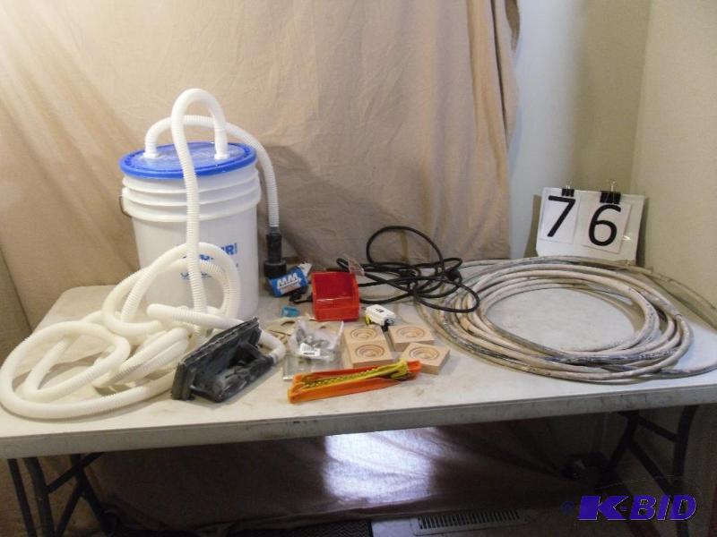 lot 76 image: Drywall Sanding Vacuum System, Airl...