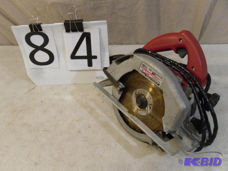 lot 84 image: Milwaukee 7.25" Circular Saw. ...
