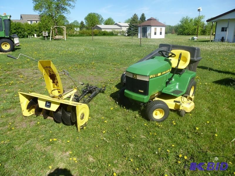 John Deere LX188 Lawn Tractor Has NCS Military Guns & Ammo 2014