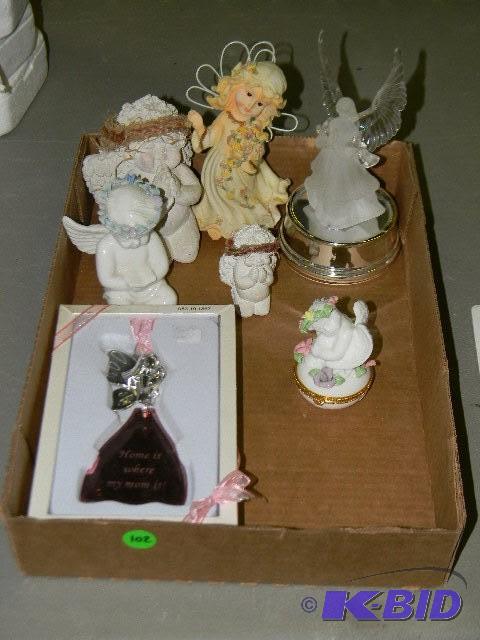 Lot of 7 - angel decor, one NEW in ...