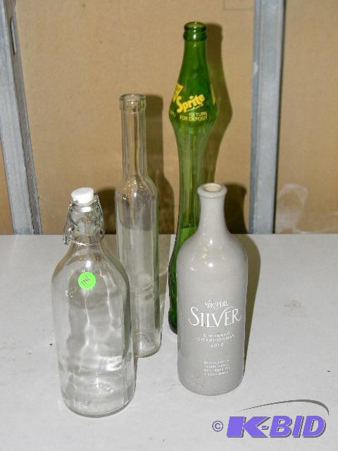 Lot of 4 different empty bottles...
