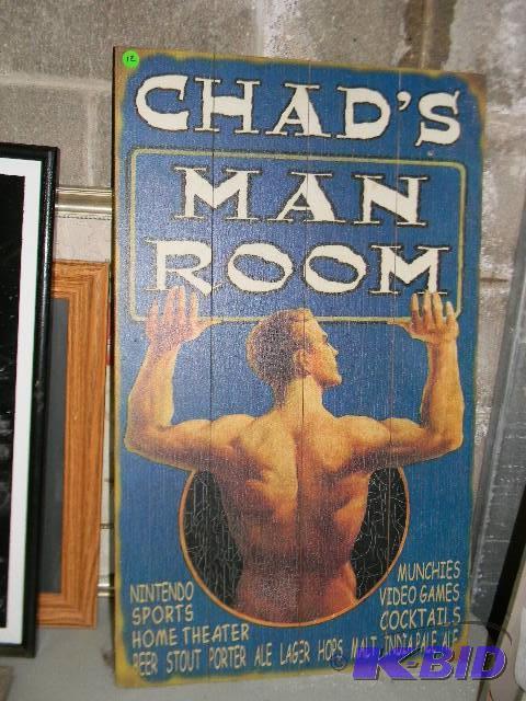 &quotChads Man Room&quot paintin...