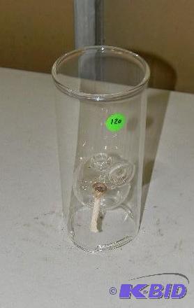 Oil-burning lantern...