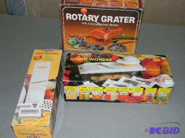 Lot of 3 food slicers...