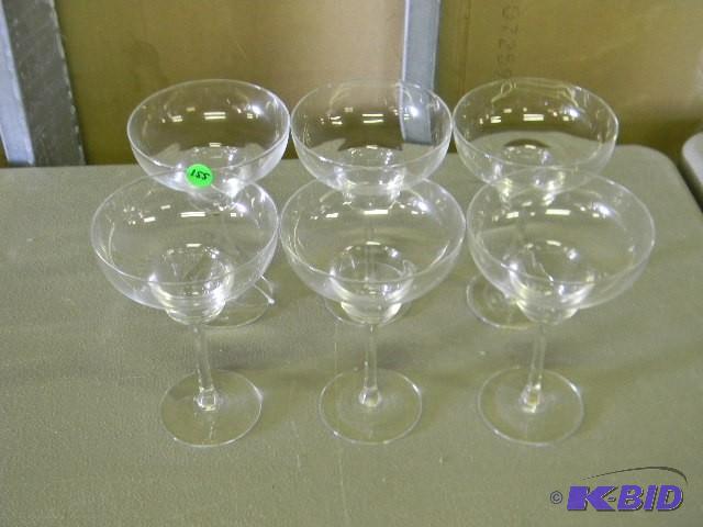 Lot of 6 margarita glasses...