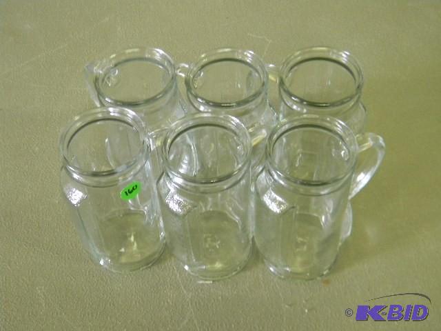 Lot of 6 golf bag-shaped glasses...