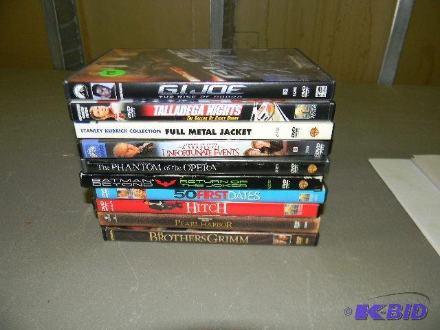 Lot of 10 DVDs - all pictured incl...