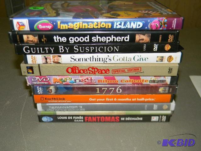 Lot of 10 DVDs - all pictured incl...