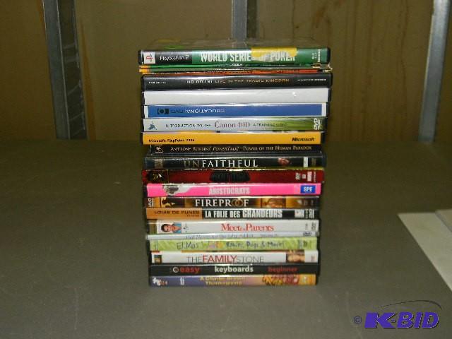 Lot of 18 - DVDs and misc. discs...