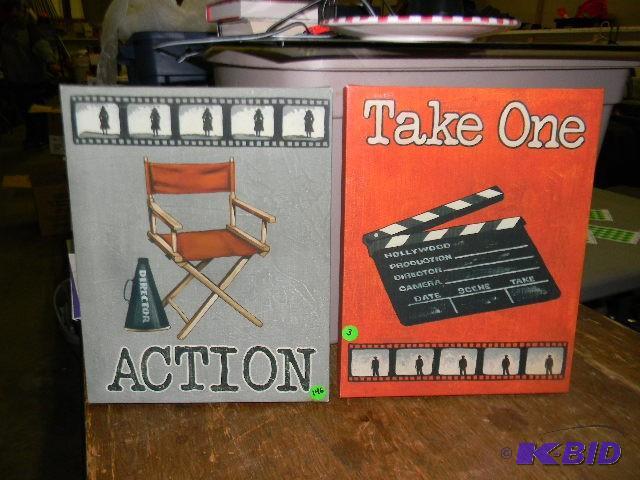 Lot of 2 canvas pictures - &quotTa...