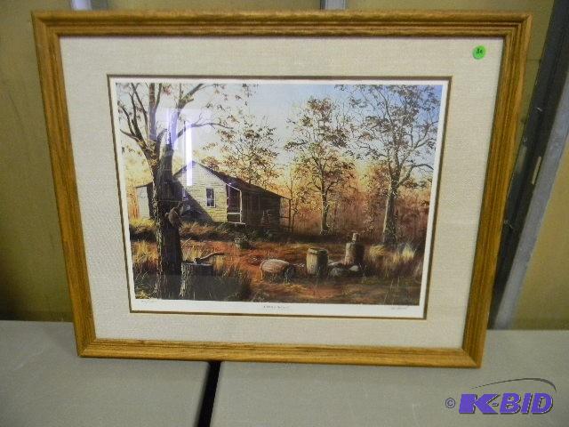 Limited edition Jim Hansel framed p...