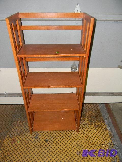 Wooden folding shelf...