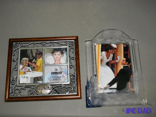 Lot of 2 picture frames - one new &...