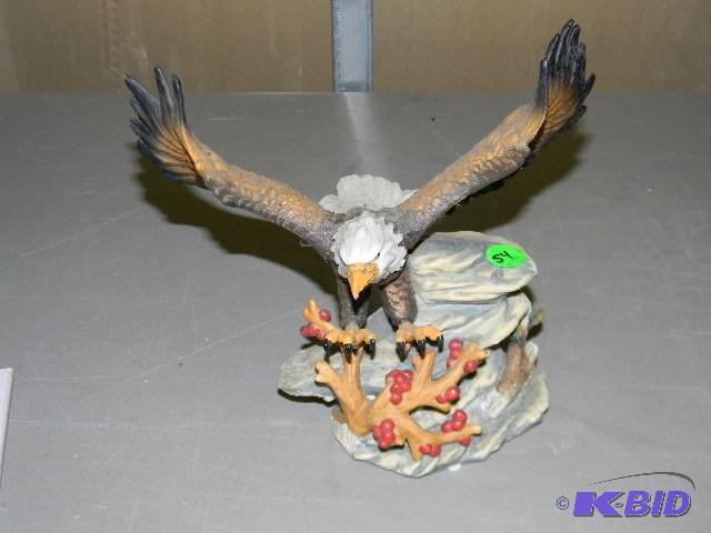 Porcelain eagle figurine...